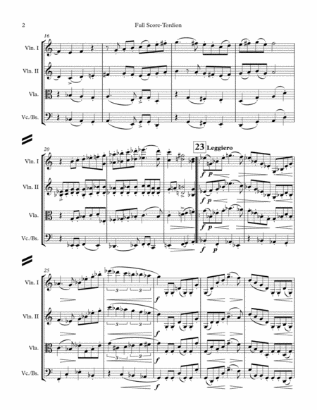 Tordion From Renaissance Mix For String Orchestra Page 2