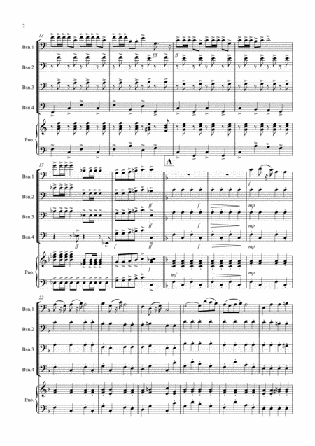 Toreadors Song Fantasia From Carmen For Bassoon Quartet Page 2