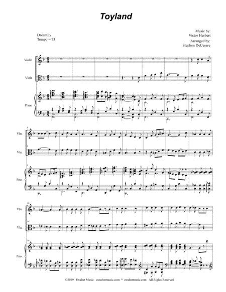 Toyland Duet For Violin And Viola Page 2