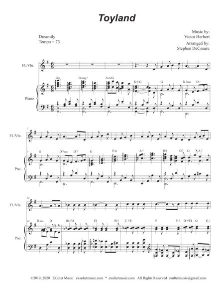 Toyland Flute Or Violin Solo And Piano Page 2