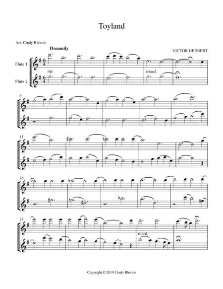Toyland For Flute Duet Page 2