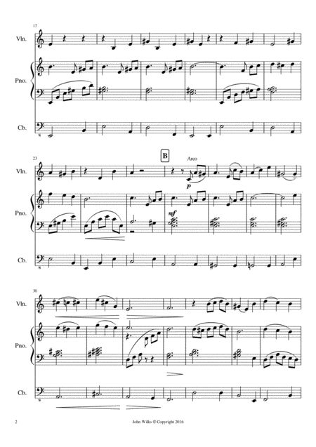 Traditional Waltz Arranged Arranged For A Piano Trio Page 2