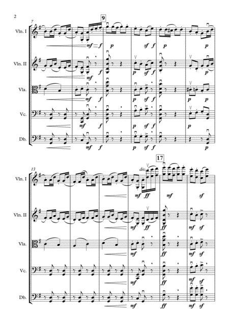 Trepak From The Nutcracker Suite String Orchestra Page 2