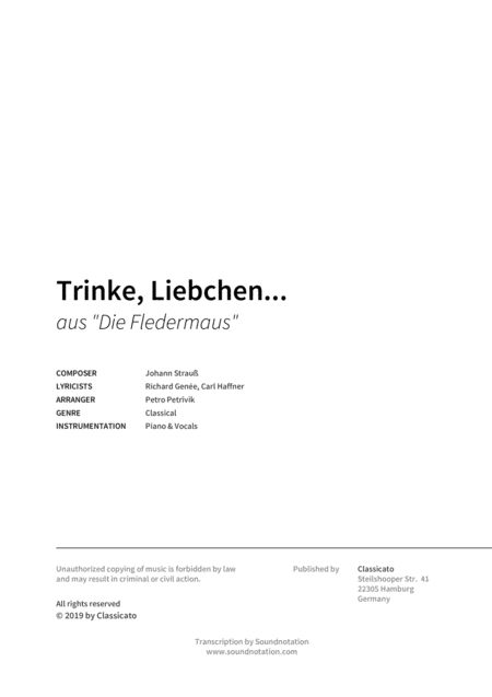 Trinke Liebchen Page 2