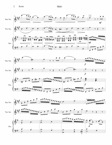 Trio For Piano Flute And Cello Opus 45 Page 2