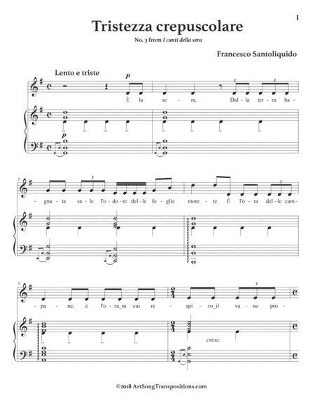 Tristezza Crepuscolare G Major Page 2