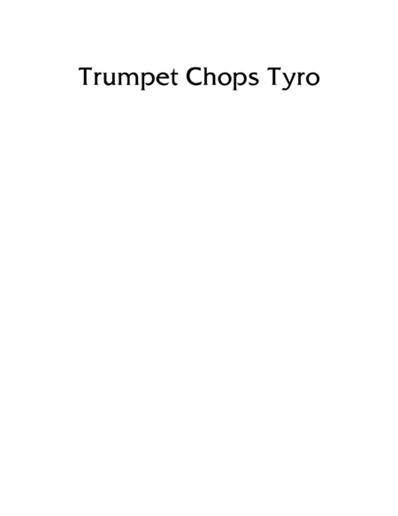 Trumpet Chops Tyro By Eddie Lewis Page 2