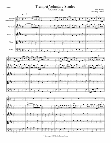 Trumpet Voluntary Stanley Page 2