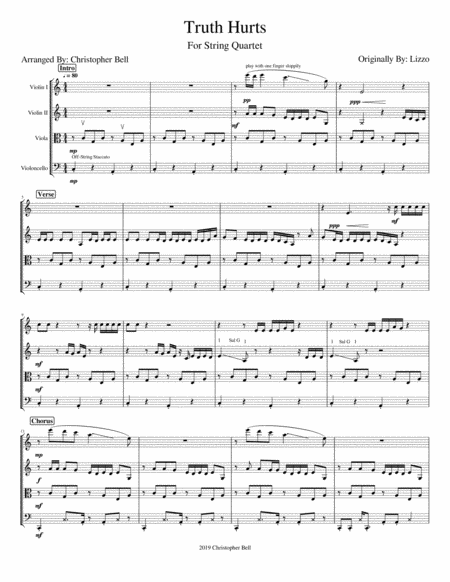 Truth Hurts Lizzo String Quartet Page 2