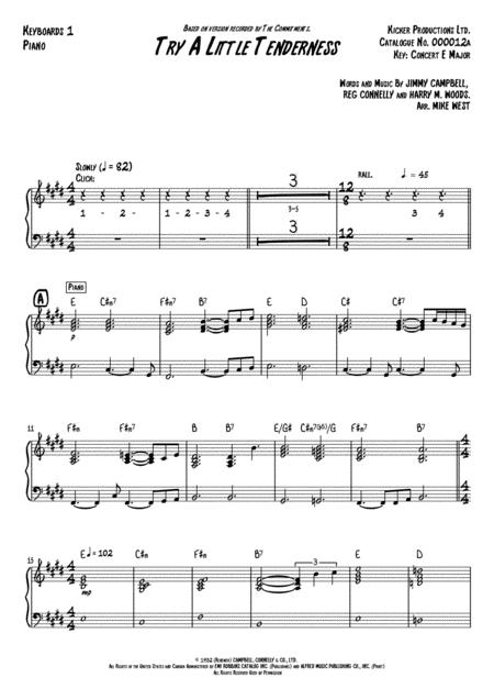 Try A Little Tenderness Keyboards 1 Page 2