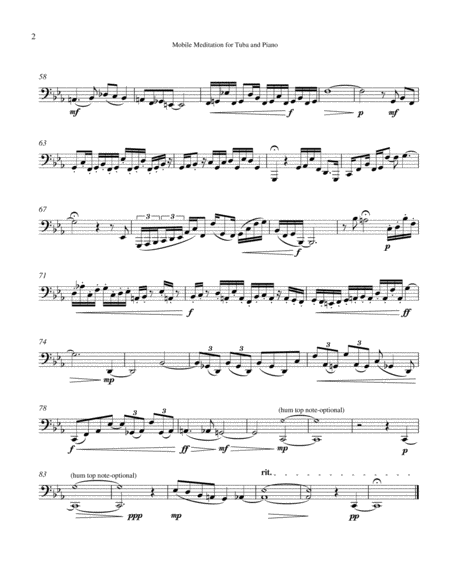 Tuba And Piano Mobile Meditation Page 2