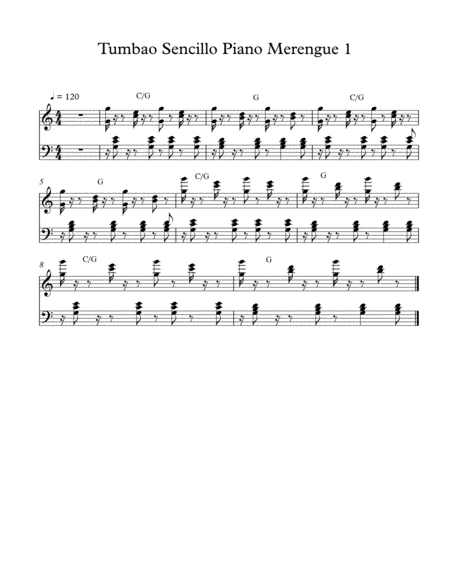 Tumbaos Sencillo Piano Page 2