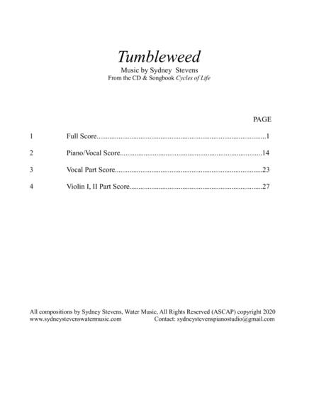 Tumbleweed Part Scores Page 2