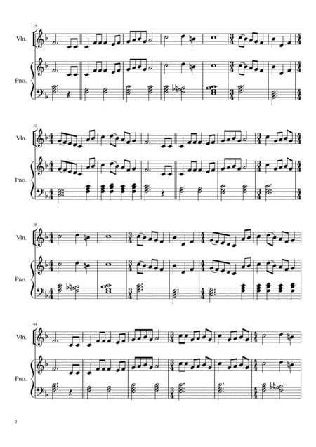 Twelve Days Of Christmas Violin Solo Page 2
