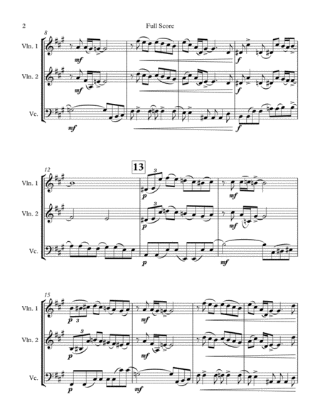 Twilight Time For String Trio Page 2