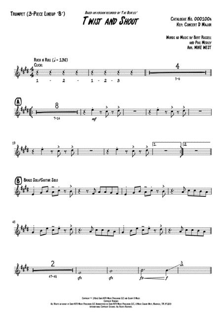 Twist And Shout 3 Piece Brass Section B Page 2