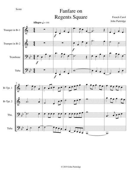 Two Christmas Pieces For Brass Quartet Score And Parts Page 2