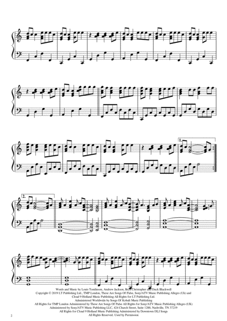 Two Of Us Piano Solo Page 2