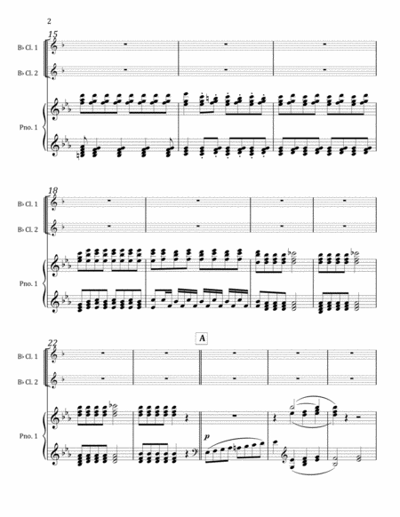 Two Piano Accompaniment To Franz Krommers Concerto For Two Clarinets In Eb Op 35 Movement I Page 2