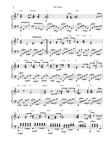 Two Pieces By Faure Pavane With The Palms Page 2