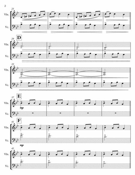 Ukrainian Bell Carol For Violin And Cello Page 2