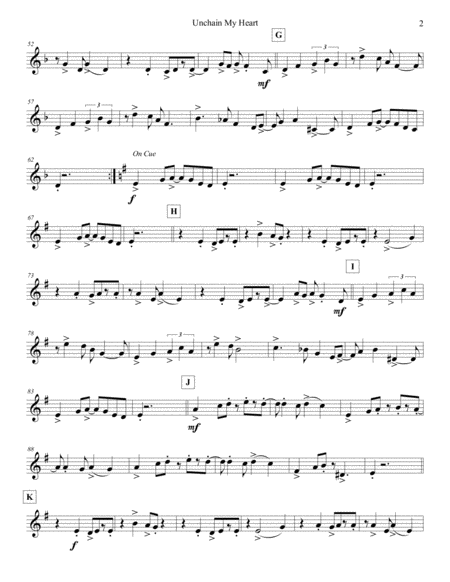 Unchain My Heart Bass Flute Page 2