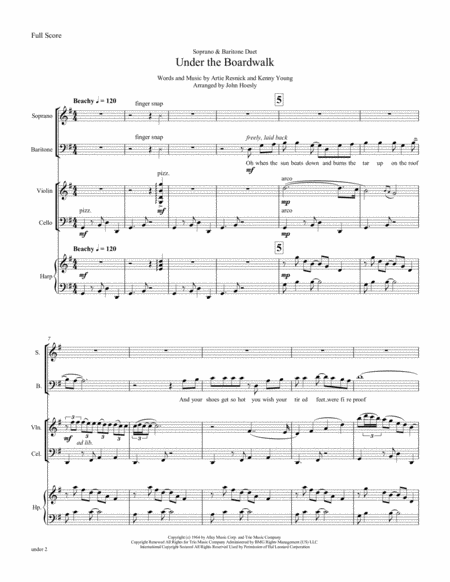 Under The Boardwalk Vocal Duet Page 2