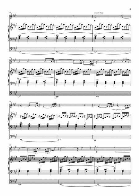 Under The Starry Sky For Flute Organ Page 2