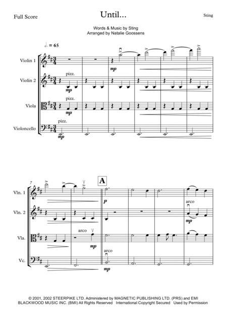 Until String Quartet Page 2