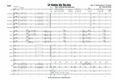 Up Where We Belong Joe Cocker Jennifer Warnes Jazz Ensemble W Vocals Score Parts Page 2