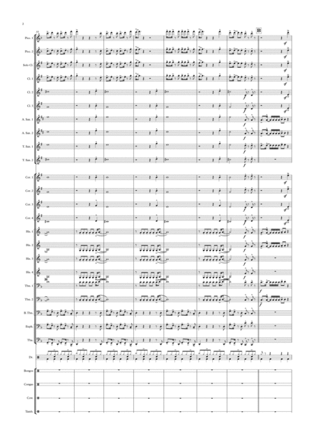 Uptown Funk For Small Wind Band Page 2