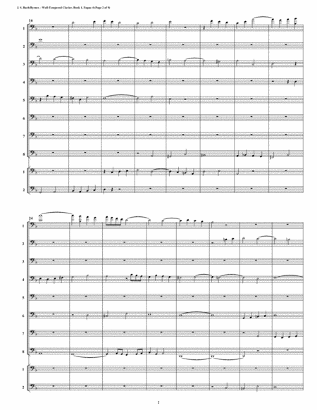 Vals No 3 Guitar Quartet Score And Parts Page 2