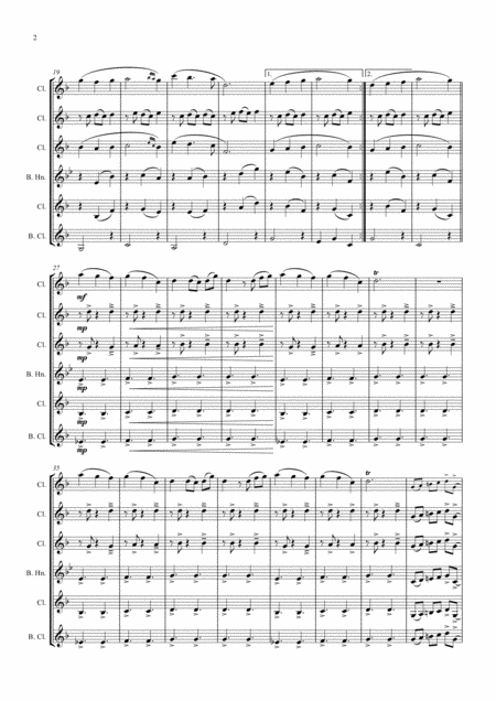 Valse Daccord Romantic Valse Clarinet Quintet Page 2