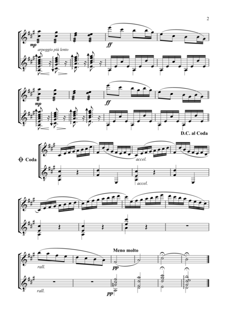 Valses Poeticos For Violin And Guitar Page 2