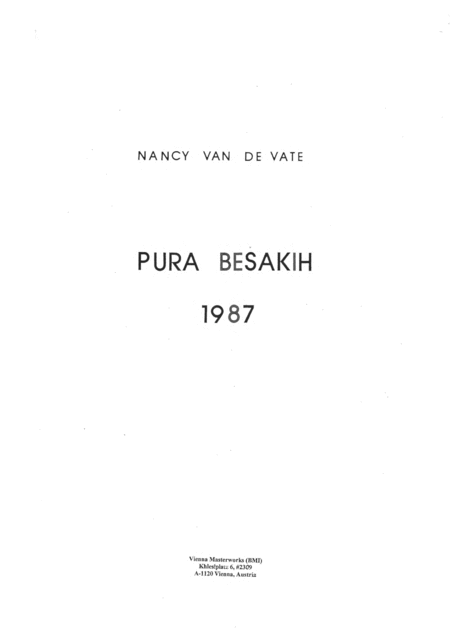 Van De Vate Pura Besakih Page 2