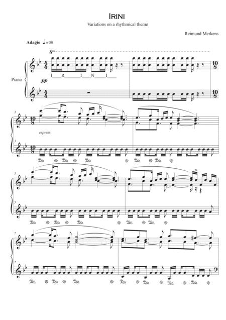 Variations On I R I N I For Piano Page 2