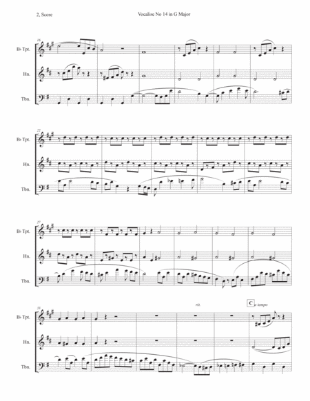 Vcalise No 14 In G Major Page 2