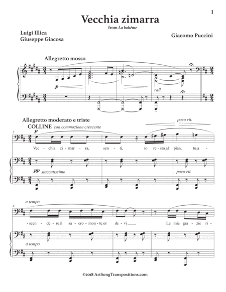 Vecchia Zimarra B Minor Page 2