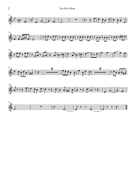 Venetian Boat Songs Set Of Parts Page 2