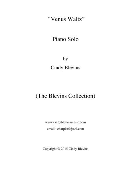 Venus Waltz Solo For Piano Page 2