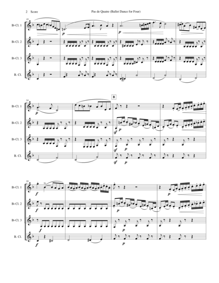 Verdi Ballet Music For Clarinet Quartet Jerusalem Act Iii Page 2