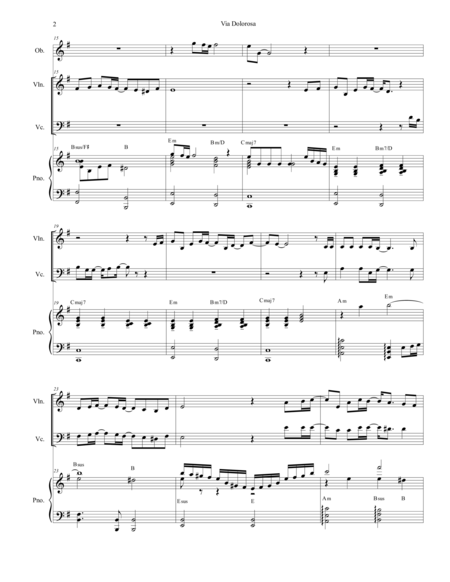Via Dolorosa Duet For Violin And Cello Page 2