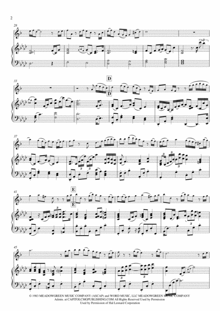 Via Dolorosa Piano Alto Sax Early Intermediate Page 2