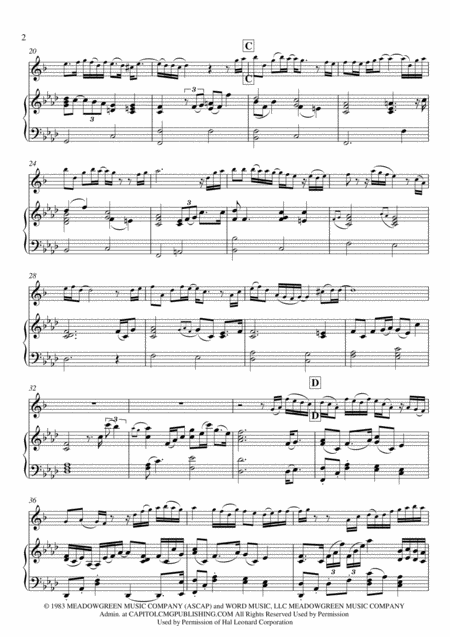 Via Dolorosa Piano Alto Sax Intermediate Page 2