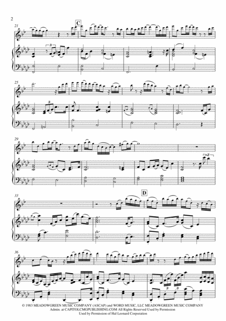 Via Dolorosa Piano Tenor Sax Intermediate Page 2