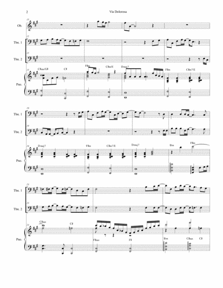 Via Dolorosa Trombone Duet Page 2