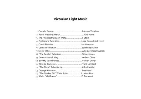 Victorian Lights Victorian Light Music For Harmonium Or American Reed Organ Page 2