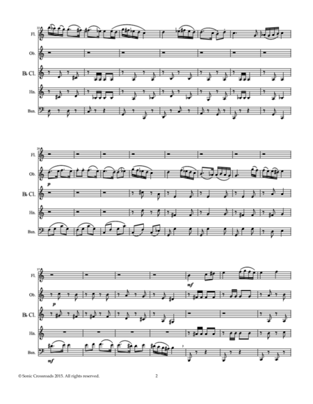 Victory March Woodwind Quintet Page 2