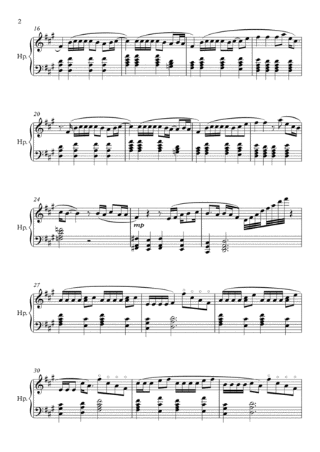 Video Games Harp Solo Page 2