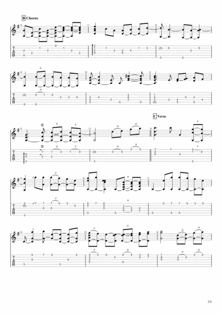 Vincent Starry Starry Night By Don Mclean For Solo Fingerstyle Guitar Page 2